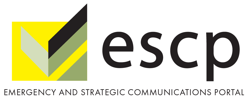 ESCP Emergency and Strategic Communications Portal logo